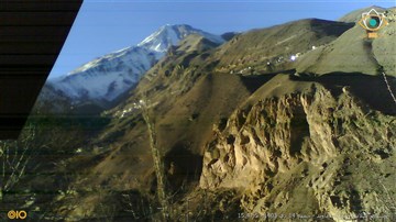 روستای گیلاس - نمای قله دماوند